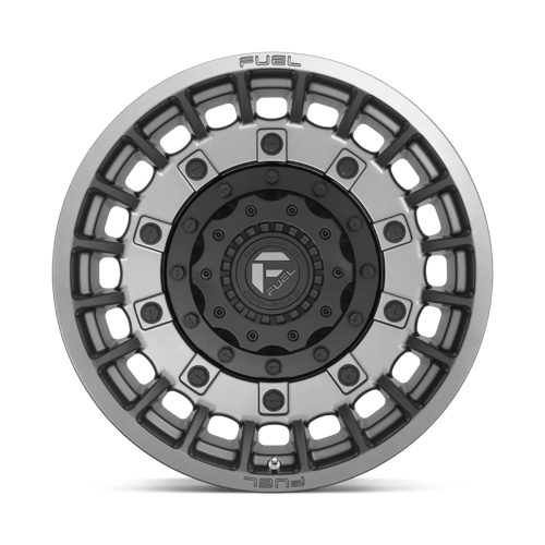 Fuel Offroad D726 MILITIA Matte Anthracite &amp; Black 20x10 -18 8x180mm 124.2mm - Wheelwiz