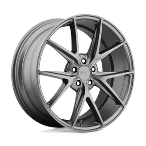 Niche M116 MISANO Matte Gun Metal 18x8 +30 5x112mm 66.6mm - WheelWiz