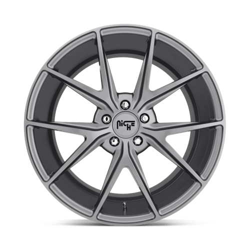 Niche M116 MISANO Matte Gun Metal 19x8.5 +50 5x120.65mm 70.5mm - WheelWiz