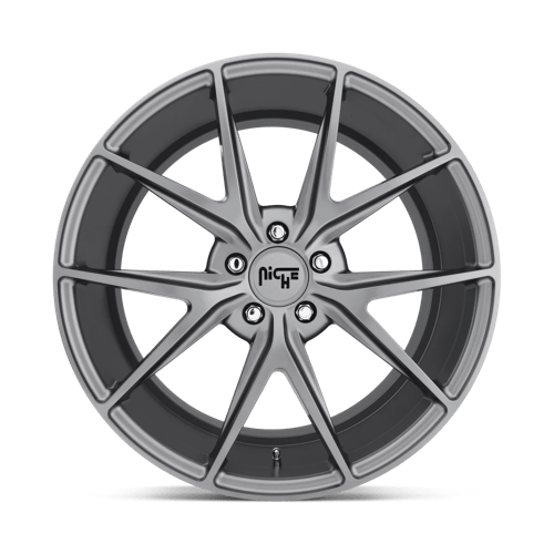 Niche M116 MISANO Matte Gun Metal 20x9 +27 5x112mm 66.6mm - Wheelwiz
