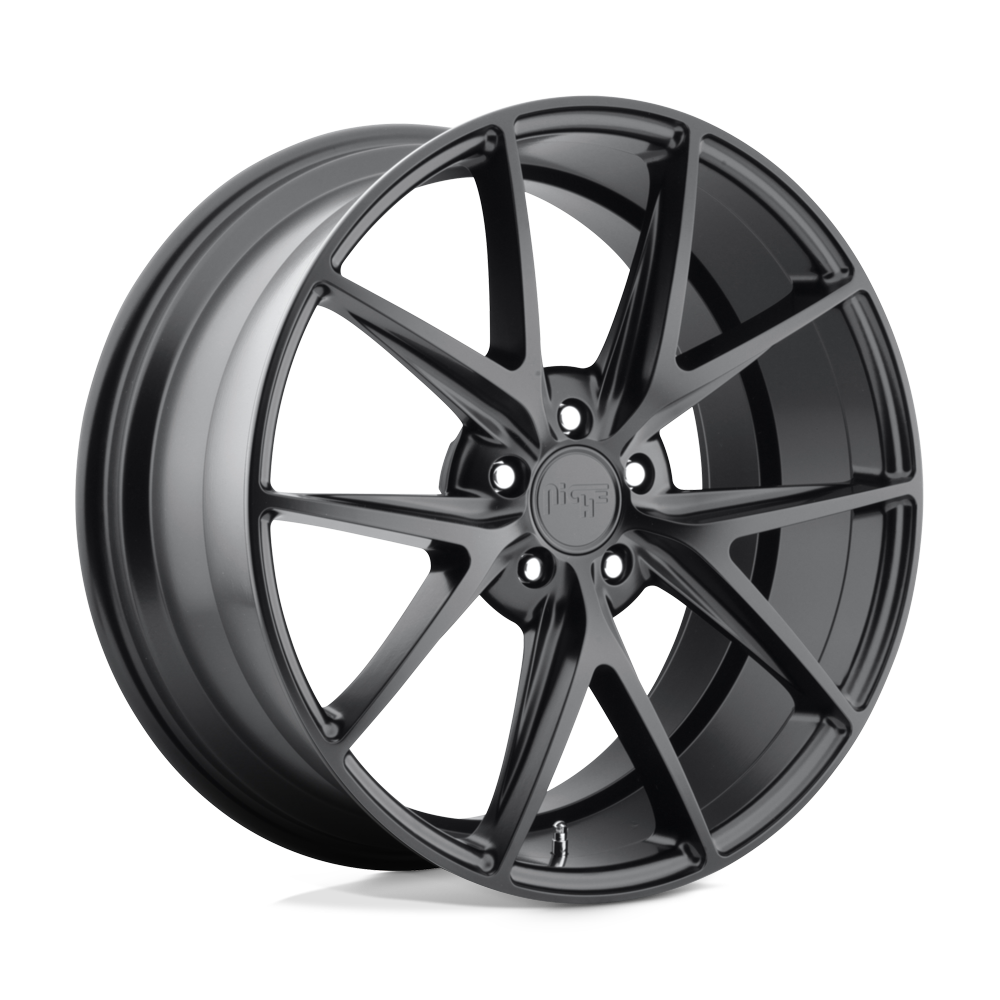 Niche M117 MISANO Matte Black 19x9.5 +50 5x112mm 66.6mm - WheelWiz