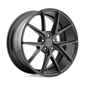Niche M117 MISANO Matte Black 22x10.5 +30 5x120mm 74.1mm - Wheelwiz
