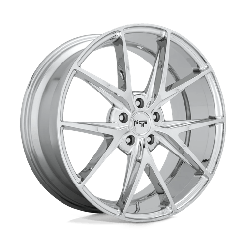 Niche M248 MISANO Chrome 18x8 +42 5x112mm 66.6mm - WheelWiz