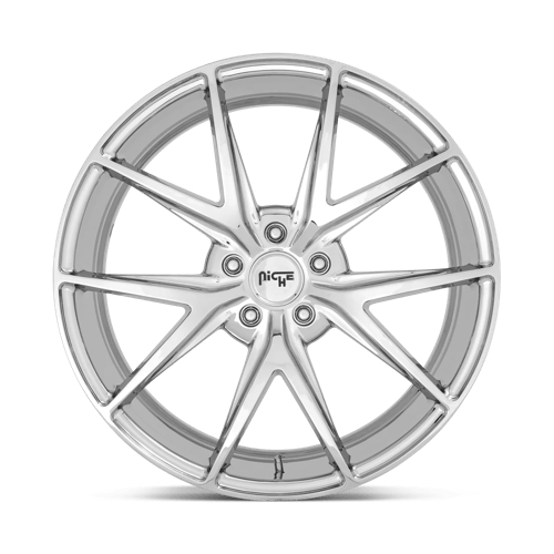 Niche M248 MISANO Chrome 18x8 +42 5x112mm 66.6mm - WheelWiz