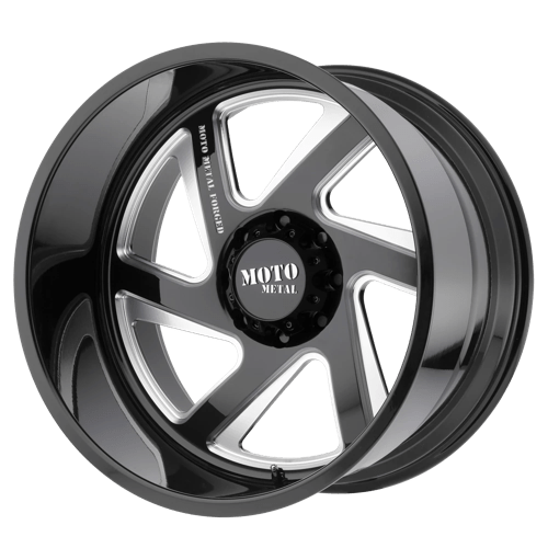 Moto Metal MO400 Gloss Black Milled 20x10 -24 8x170mm 125.1mm
