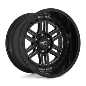 Moto Metal MO800 DEEP SIX Gloss Black Milled 22x12 -44 6x139.7mm 106.1mm - Wheelwiz