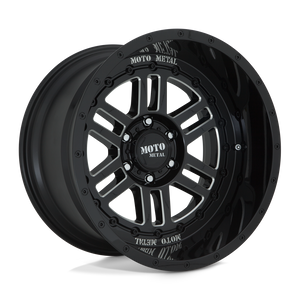 Moto Metal MO800 DEEP SIX Gloss Black Milled 20x12 -44 8x170mm 125.1mm - WheelWiz