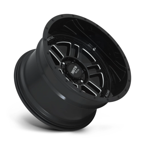 Moto Metal MO800 DEEP SIX Gloss Black Milled 22x12 -44 6x139.7mm 106.1mm - Wheelwiz