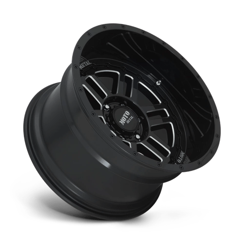 Moto Metal MO800 DEEP SIX Gloss Black Milled 20x12 -44 8x165.1mm 125.1mm - Wheelwiz