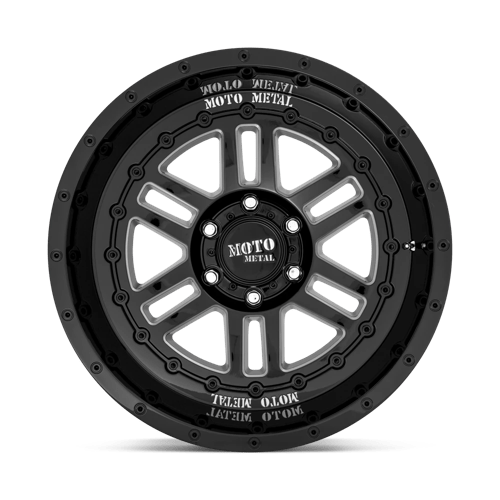 Moto Metal MO800 DEEP SIX Gloss Black Milled 20x10 -18 6x135mm 87.1mm - Wheelwiz