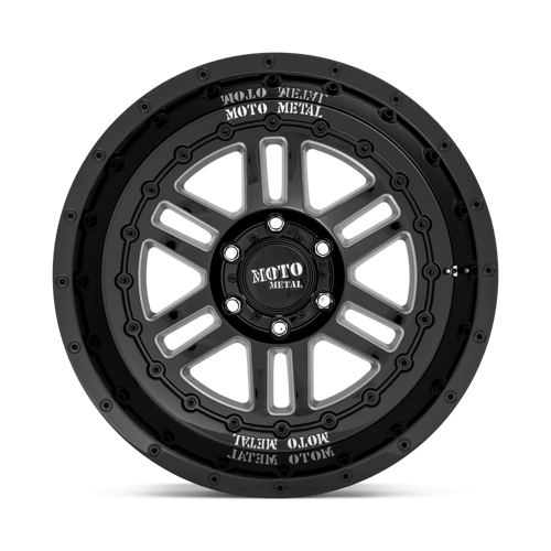 Moto Metal MO800 DEEP SIX Gloss Black Milled 20x10 -18 8x170mm 125.1mm - Wheelwiz
