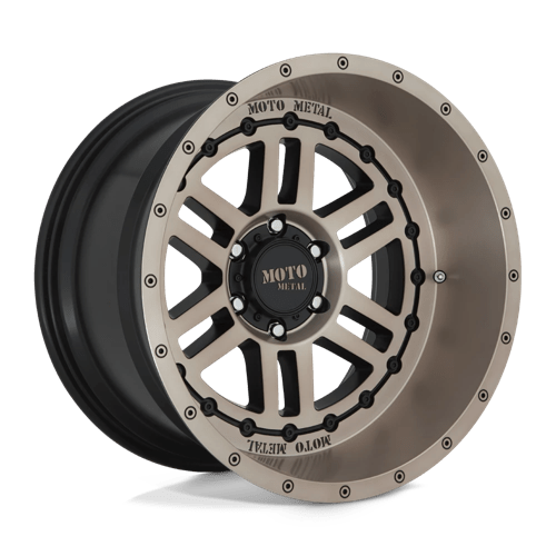 Moto Metal MO800 DEEP SIX Satin Black W/ Bronze Tint 20x10 -18 8x180mm 124.2mm - Wheelwiz