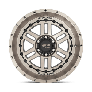 Moto Metal MO800 DEEP SIX Satin Black W/ Bronze Tint 20x10 -18 8x165.1mm 125.1mm - Wheelwiz