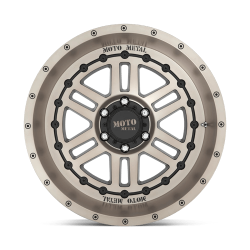 Moto Metal MO800 DEEP SIX Satin Black W/ Bronze Tint 22x12 -44 8x170mm 125.1mm - Wheelwiz