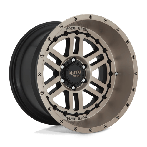 Moto Metal MO800 DEEP SIX Satin Black W/ Bronze Tint 20x10 -18 8x170mm 125.1mm - Wheelwiz