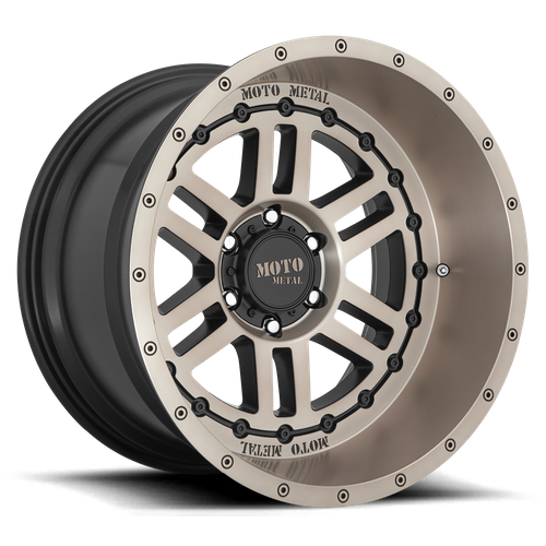 Moto Metal MO800 DEEP SIX Satin Black W/ Bronze Tint 20x10 -18 6x135mm 87.1mm