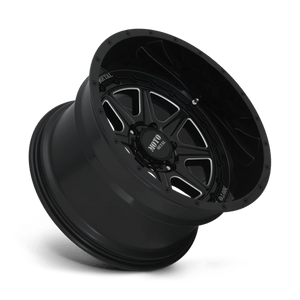Moto Metal MO801 PHANTOM Gloss Black Milled 24x12 -44 8x170mm 125.1mm - Wheelwiz