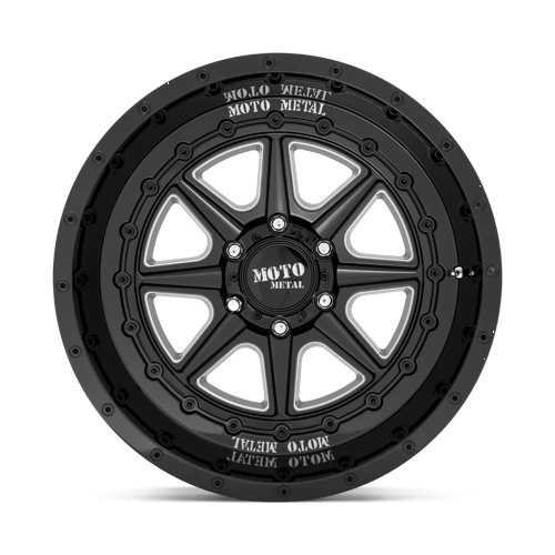 Moto Metal MO801 PHANTOM Gloss Black Milled 20x10 -18 6x135mm 87.1mm - Wheelwiz