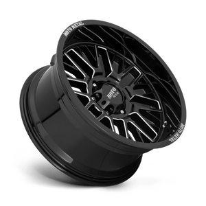Moto Metal MO802 WARLOCK Gloss Black Milled 20x9 +18 6x114.3mm 66.1mm - Wheelwiz