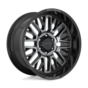 Moto Metal MO802 Gloss Black Machined With Gray Tint 20x9 00 8x170mm 125.1mm - WheelWiz