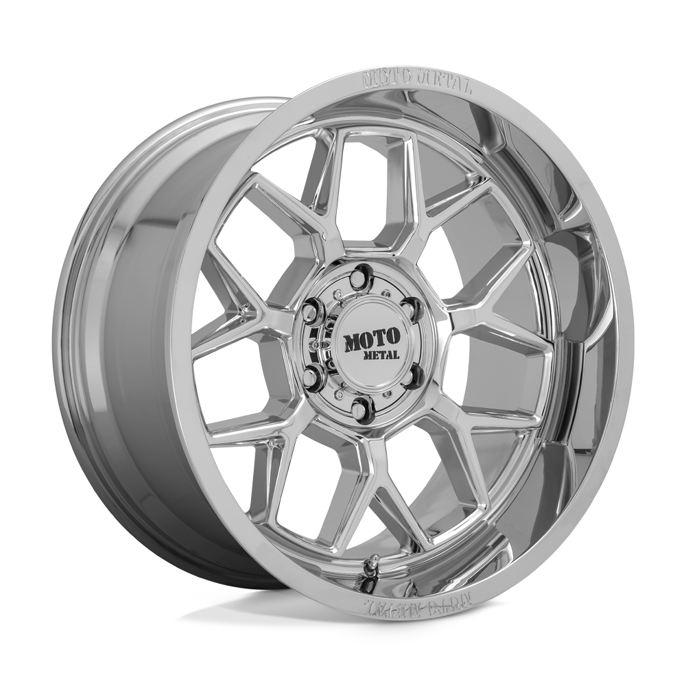 Moto Metal MO803 BANSHEE Chrome 20x10 -18 8x180mm 124.2mm - WheelWiz