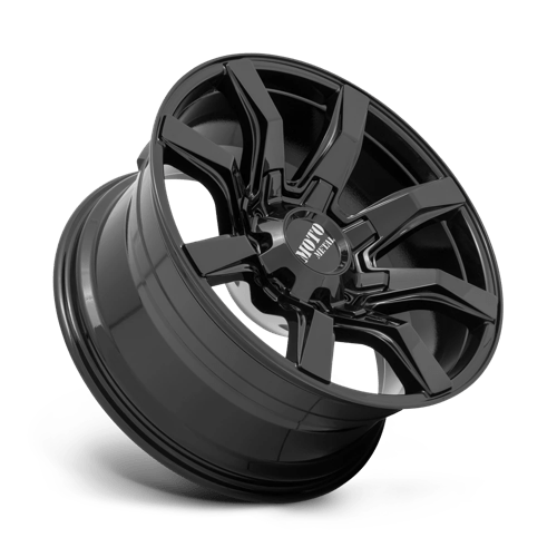 Moto Metal MO804 SPIDER Gloss Black 20x10 -18 5x127|5x139.7mm 78.1mm - Wheelwiz