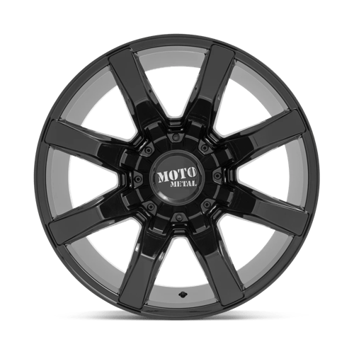 Moto Metal MO804 SPIDER Gloss Black 22x10 -18 8x165.1mm 125.1mm - Wheelwiz