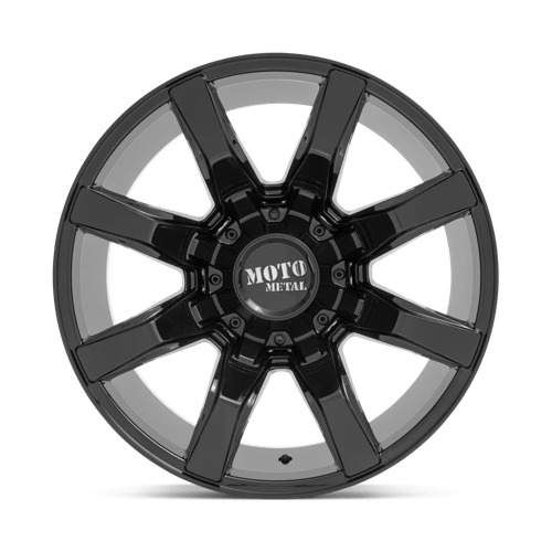 Moto Metal MO804 SPIDER Gloss Black 20x9 +18 5x139.7|5x150mm 110.1mm
