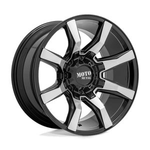 Moto Metal MO804 SPIDER Gloss Black Machined 20x9 +18 8x180mm 124.2mm - WheelWiz