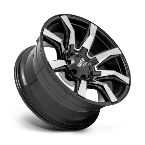 Moto Metal MO804 SPIDER Gloss Black Machined 20x10 -18 5x127|5x139.7mm 78.1mm - Wheelwiz