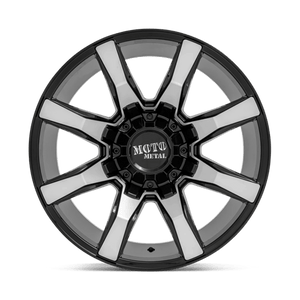 Moto Metal MO804 SPIDER Gloss Black Machined 22x10 -18 5x127|5x139.7mm 78.1mm - Wheelwiz