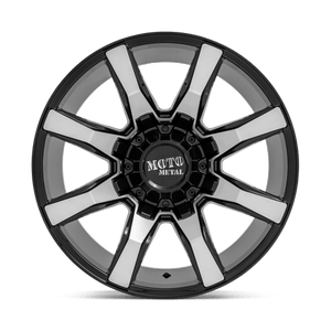 Moto Metal MO804 SPIDER Gloss Black Machined 20x9 +18 8x180mm 124.2mm - WheelWiz