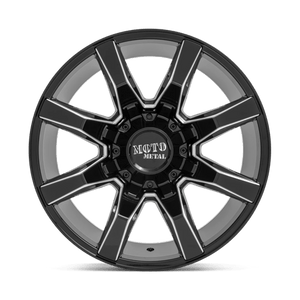 Moto Metal MO804 SPIDER Gloss Black Milled 20x10 -18 8x165.1mm 125.1mm - Wheelwiz