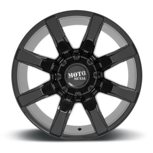 Moto Metal MO804 SPIDER Gloss Black 22x12 -44 6x135|6x139.7mm 106.1mm - Wheelwiz