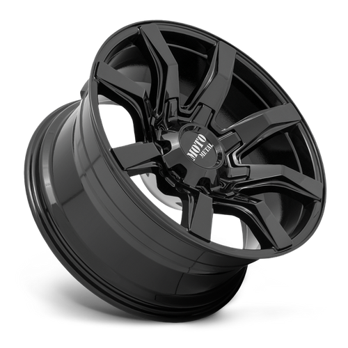 Moto Metal MO804 SPIDER Gloss Black 22x12 -44 6x135|6x139.7mm 106.1mm - Wheelwiz
