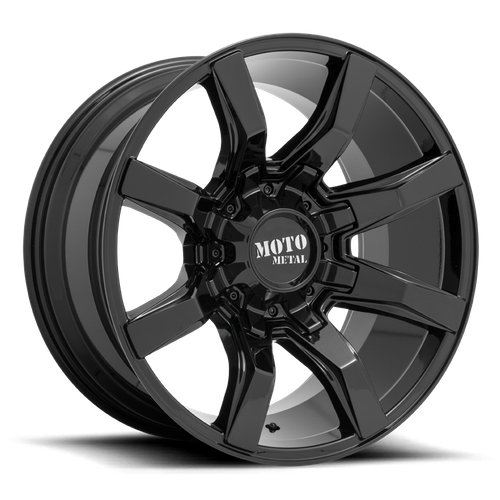 Moto Metal MO804 SPIDER Gloss Black 22x12 -44 6x135|6x139.7mm 106.1mm - Wheelwiz
