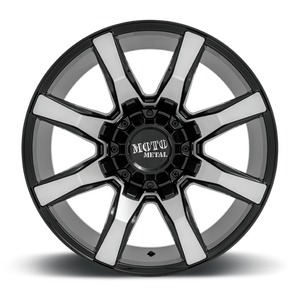 Moto Metal MO804 SPIDER Gloss Black Machined 20x9 0 8x165.1mm 125.1mm - Wheelwiz