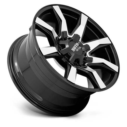 Moto Metal MO804 SPIDER Gloss Black Machined 20x10 +12 6x135|6x139.7mm 106.1mm