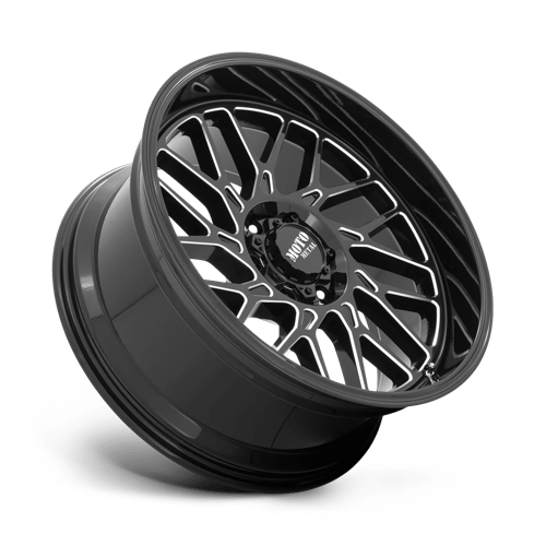 Moto Metal MO805 Gloss Black Milled 22x10 -18 6x139.7mm 106.1mm - Wheelwiz