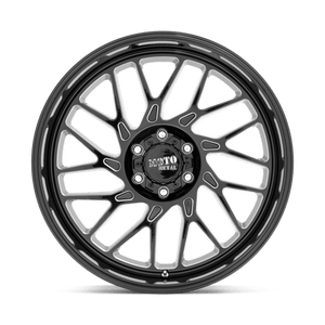 Moto Metal MO805 Gloss Black Milled 22x10 -18 6x135mm 87.1mm - Wheelwiz