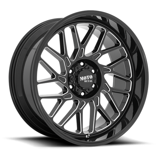 Moto Metal MO805 Gloss Black Milled 20x10 -18 5x139.7mm 78.1mm - Wheelwiz