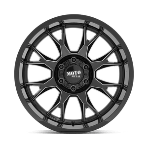 Moto Metal MO806 Gloss Black Milled 22x12 -44 8x165.1mm 125.1mm - Wheelwiz