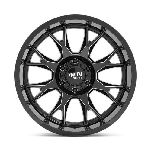 Moto Metal MO806 Gloss Black Milled 20x10 -18 6x135mm 87.1mm - Wheelwiz