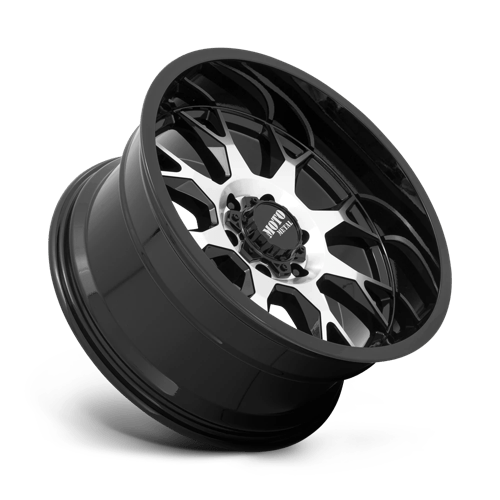 Moto Metal MO806 Gloss Black Machined 22x12 -44 6x135mm 87.1mm - Wheelwiz