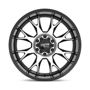 Moto Metal MO806 Gloss Black Machined 22x12 -44 8x170mm 125.1mm - WheelWiz