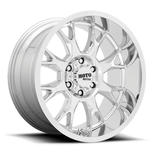 Moto Metal MO806 Chrome 20x9 0 8x180mm 124.2mm - Wheelwiz