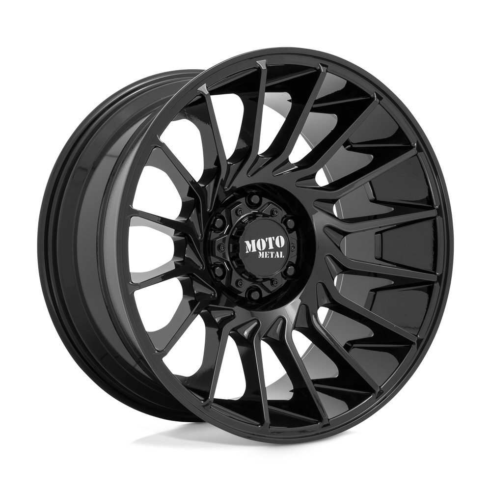 Moto Metal MO807 Gloss Black 22x10 -18 6x135mm 87.1mm - WheelWiz
