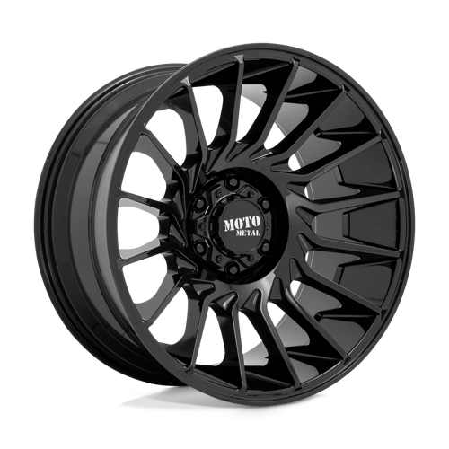 Moto Metal MO807 Gloss Black 20x10 -18 8x180mm 124.2mm - Wheelwiz
