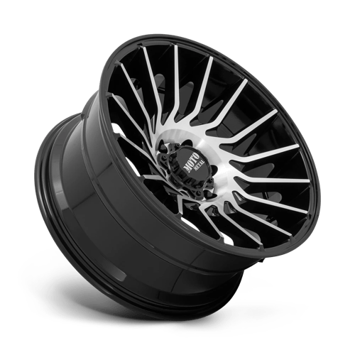 Moto Metal MO807 Gloss Black Machined 20x10 -18 8x180mm 124.2mm - Wheelwiz