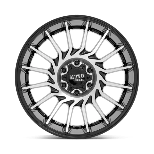 Moto Metal MO807 Gloss Black Machined 20x10 -18 5x139.7mm 78.1mm - Wheelwiz